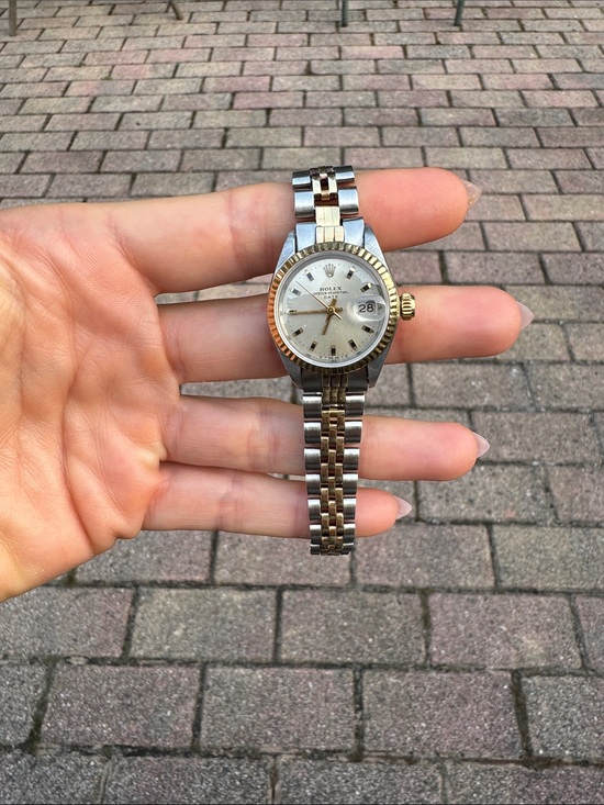 Rolex Accessories - Rolex Two-Tone Gold and Silver Ladies Datejust Watch